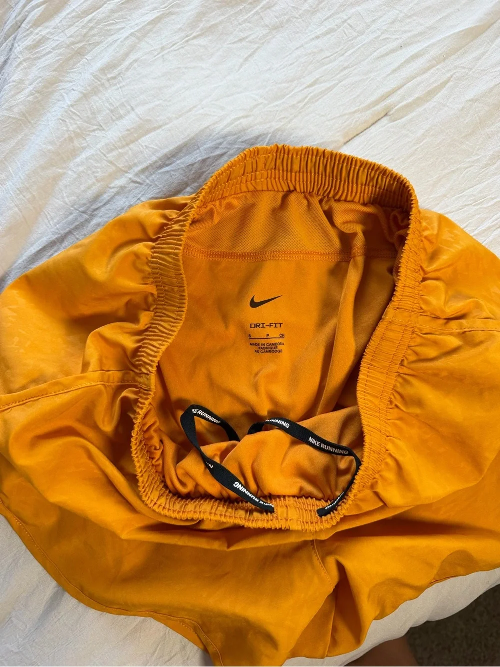 Nike‎ Women's Bright Orange Athletic Running Shorts